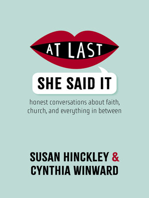 cover image of At Last She Said It